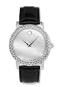 Movado REVI Edelstahl mit diamanten Damenuhr 0605545