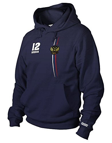 RUSSIA DIGITAL – RUSSLAND WM 2018 – HERREN UND DAMEN – HOODIE in Navy Gr. S