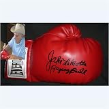 Jake LaMotta (The Raging Bull) Signed Autographed Everlast Boxing Glove (PSA/DNA COA)
