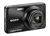 Sony DSC-W290B Digitalkamera (12 Megapixel, 5-fach opt. Zoom, 7,6 cm (3 Zoll) Display) schwarz