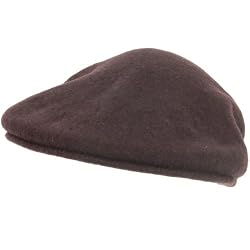 New 100% Wool Knit Ivy Driver Golf Cabbie Brown Cap Hat Small / Medium