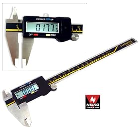 Stainless Steel 6 Digital Caliper with Extra-Large LCD Screen - Instant SAE-Metric... by Neiko Tools