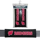 NCAA Wisconsin Badgers Velour Seat Belt, One Size, Multi
