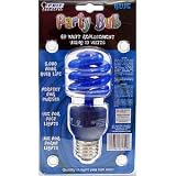 Feit Electric ESL13T/B 13-Watt Compact Fluorescent Mini Twist Bulb (60-Watt Incandescent Equivalent), Blue