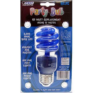 Tools: Feit Electric ESL13T/B 13 Watt Compact Fluorescent Mini Twist Bulb  60 Watt Incandescent Equivalent , Blue