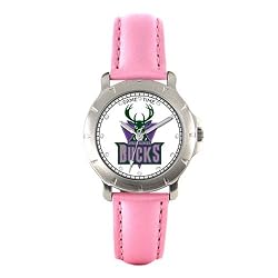 NBA Women's BPS1-MIL Milwaukee Bucks Player Series Pink Watch