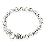 Sterling Silver 7.5 Fancy Link Bracelet