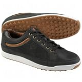 FootJoy Mens Contour Casual Spikeless Golf Shoes Black/Taupe Blaze 7 1/2