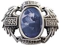 Mens "Young Elvis Presley" Tribute Picture Metal Belt Buckle