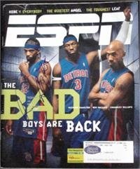 Richard Hamilton autographed ESPN The Magazine (Detroit Pistons)