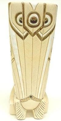 Pottery animal figurines Large collection [ peacock white 405W ]