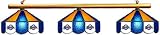 Milwaukee Brewers Pool Table Light - Stained Glass Shades