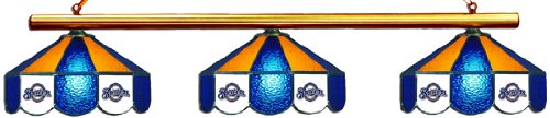 Milwaukee Brewers Pool Table Light - Stained Glass Shades