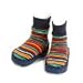Navy/Bright Striped Nowali Moccasins (2 Years)