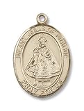 14kt Gold Infant of Prague Medal