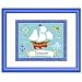 Pirates Blue Personalized Print (medium blue)