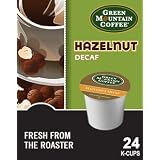 Green Mountain Coffee Hazelnut Decaf, 24-Count K-Cups for Keurig Brewers