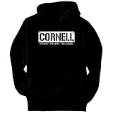 Cornell : THE MAN - THE MYTH - THE LEGEND Male Names Mens Hoodie (Black, Sizes X-Small - XXX-Large)