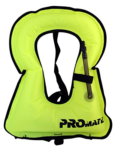 Adult Snorkeling Vest Jacket- Medium-Yellow