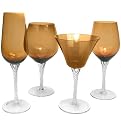 Braid Stemware Collection - Amber
