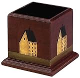 Remote Control Holder with Primitive Saltbox House