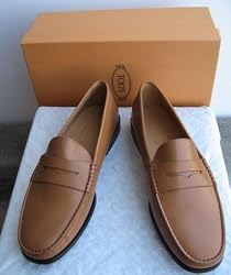 Tod's Men Leather Gommini Penny Loafers Shoes 8.5 US Size 9.5