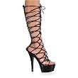 Pleaser Shoes Women&Otilde;s KISS-258 6" Heel Platform Sandal