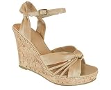 STRAPPY KNOT CORK WEDGE