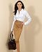 Pencil Skirts | Satin Skirts - Pencil-slim satin skirt (misses 2 RICH ALMOND)