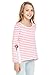 Chelsea Apparel - Girls Striped Pleated Back Detail Top MT1830