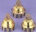Dozen (.8"-1"H) Mini Brass Claw Bells-BL038