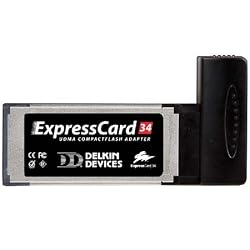 Delkin Devices DDEXP34-MULTI-1 ExpressCard Multicard Adapter SD/MMC/MS/XD