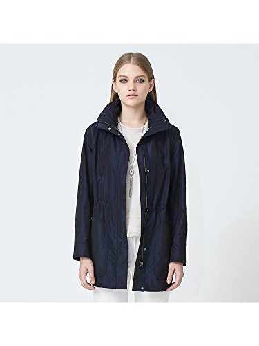 (トランスワーク) TRANS WORK シャンブレーグログラン フード収納スタンドカラーコート U1A01425__