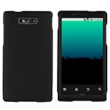 iNcido Brand Motorola Triumph WX435 Cell Phone Rubber Black Protective Case ....