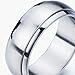 Refined Style Stainless Steel Spinner Unisex Ring Man Ring Comfort Fit 8mm