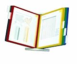 Durable Instaview Desktop Reference System with Border Panels of Assorted Colors (DBL5612-00)