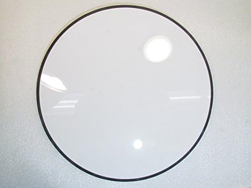 Blank Plaque, Round, Pre-coated to Accept Sublimation & Heat Transfer Printing. 8 in. Diameter. 5/8 " Thick, Beveled Edge, Black MDF Base. Compatible with All Leading Dye Sublimation Printers and Heat Presses.