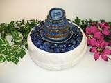 Review Direct4Sale Home  / Agate Slice Fountain - Blue With Light