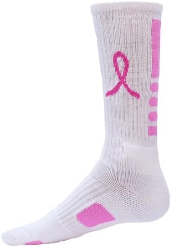 Red Lion Ribbon Legend Breast Cancer Socks