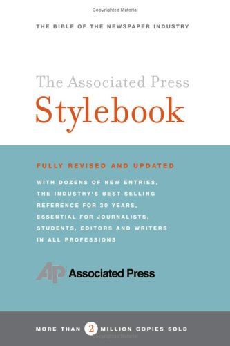 The Associated Press Stylebook and Briefing on Media Law under The Books Store