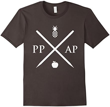 Men's PPAP Pen Pineapple Apple Pen T Shirt Medium Asphalt