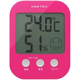 DRETEC(�h���e�b�N) �f�W�^�������x�v �I�v�V�X �s���N O-230PK