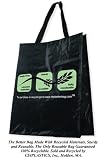 The Better Bag Reusable Shopping Bag – Made with Recycled Materials -Guaranteed Recyclable! – Free Shipping – 1 @ $6.50 each, 2 @ $5.00 each, 4 @ $3.75 each, 6 @ $3.50 each, 12 @ $3.25 each – Your Discounted Price for Multiple Bag Purchases Will Display at Checkout