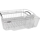 Polder KTH-250 3 Piece Compact Dish Rack System, Stainless Steel