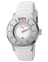 Puma Time Ladies Watch PU102382001 Plastic Quartz Analog Silver Ring