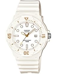 Casio #LRW200H-7E2V Womens White Rubber Band 100M Sports Analog Watch