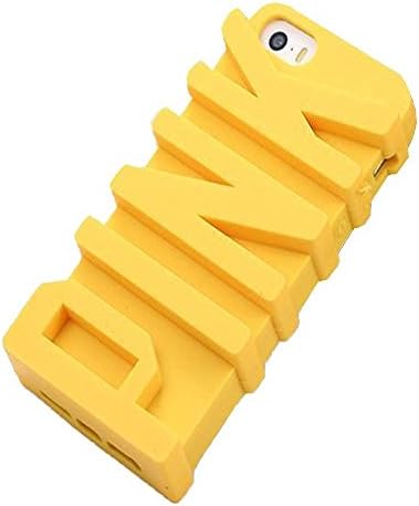 kangweichuang Iphone 7 plus Victoria's Secret PINK letters Case,yellow 3D Victoria's Secret PINK Big letters Back Cover Back Cover Soft Silicone Case for Apple iPhone 7 plus/7s plus