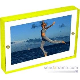The original acrylic MAGNET FRAME with yellow edge by Canetti