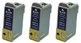 Take4Less 3-pack T026 T026201 Black Compatible Ink Cartridges for Epson Stylus Color Ph 810 820 925