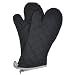 Flame Retardant Quilted Oven Mitts Commercial Grade (2-Pack)